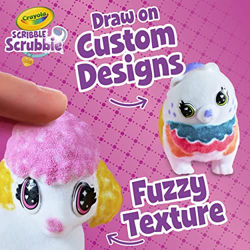Crayola Scribble Scrubbie Pets Super Salon, Color, Paint & Wash Toy, Gift for Kids, Ages 3, 4, 5, 6 Crayola
