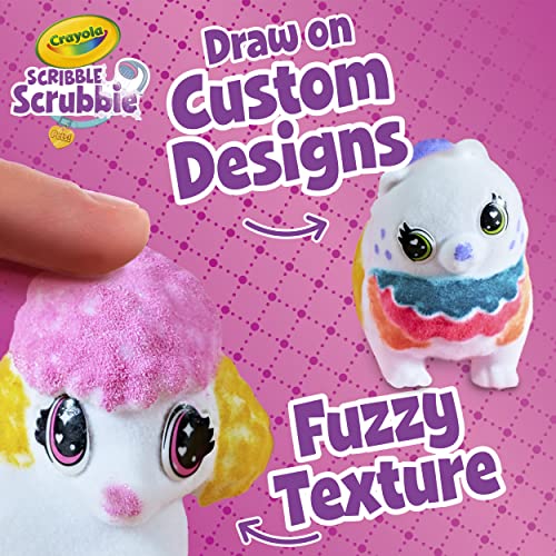 Crayola Scribble Scrubbie Pets Super Salon, Color, Paint & Wash Toy, Gift for Kids, Ages 3, 4, 5, 6 - WoodArtSupply