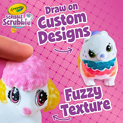 Crayola Scribble Scrubbie Pets Super Salon, Color, Paint & Wash Toy, Gift for Kids, Ages 3, 4, 5, 6 - WoodArtSupply