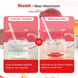 4 Pcs Resin Mixer Paddles for Resin Drill, Epoxy Mixer Attachment for Drill, Paint Mixer/Paint Stirrer for Mixing Resin, Epoxy, Silicone Molds Riomh