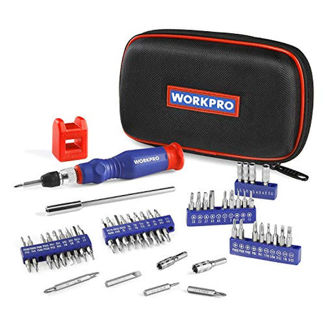 WORKPRO Precision Screwdriver Kit 69-piece with Quick Load Screwdriver Bits Holder Handle for Computer, Smartphone, iPhone, Game Console and other WORKPRO