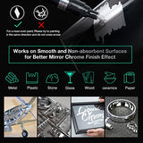 KERIFI Silver Liquid Chrome Mirror Markers Oil-Based Permanent Art Liquid Chrome Marker Set, Reflective Gloss Metallic Mirror Marker, Repair Paint KERIFI