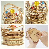 ROKR Classic Edition Orrery Music Box 3D Puzzle Wooden Model Kit for DIY Solar System Craft ROKR