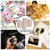 RHBLME 4 Pack Unfinished Wood Box with Sliding Lid, 7.87" x 3.94" x 3.15" Wooden Keepsake Box Storage Box, Rustic Wood Gift Boxes for Art Hobbies RHBLME