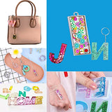 Miraclekoo UV Resin Kit with Light and Alphabet Resin Molds for Beginners, 7oz UV Epoxy Resin and Supplies with UV Lamp Resin Jewelry Molds Starter Miraclekoo