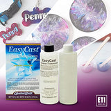 Environmental Technology EasyCast Crystal Clear Casting Epoxy Mix (2-Part Kit) For Coating of Small Arts & Crafts, Wood, Jewelry Making | Low Odor & ETI