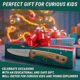 BeaverCraft Kids Knife Boy Scout Knife - Whittling Knife for Kids Safe Kid Knife Children's Bushcraft Knife with Sheath Knives for Boys 8-12 First BeaverCraft