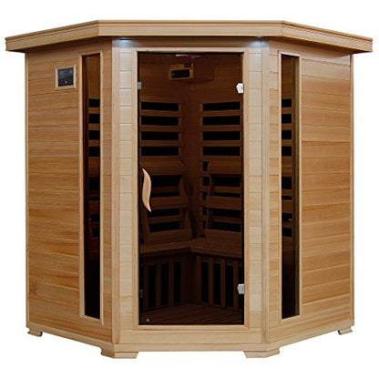 HeatWave BSA2420 4 Person Hemlock Carbon Infrared Sauna