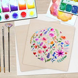 FSWCCK Unfinished Blank Square Wood Pieces, 5 Pack 6mm 1/4" x 12" x 12" Craft Wood, Plywood Board Basswood Sheets, Perfect for DIY Projects, Drawing, FSWCCK