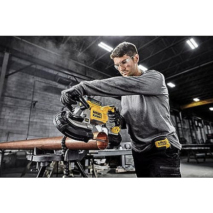 DEWALT 20V MAX Band Saw, 5" Cutting Capacity, Integrated Hang Hooks, Portable, For Deep Cuts, Bare Tool Only (DCS374B)
