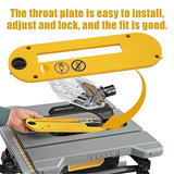 DWE7402DI Dado ThroatPlate for 10-Inch Portable Table Saw Compatible with DeWalt 10"Table Saw DWE7490 DWE7491 DWE7491RS DWE7492 FBULWSEC