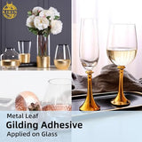 Gilding Adhesive, 100ml Epoxy Resin Gold Leaf Adhesive for Professional Craft Use, Water Based Varnish for Protect The Surface of Gold Foil from KIRIN