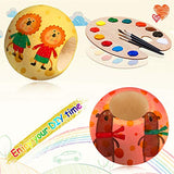 200 Pieces Large Hole Wooden Beads for Macrame Natural Round Wood Loose Beads Unfinished Wood Spacer Beads for Bracelet Pendants Crafts DIY Jewelry Yaomiao