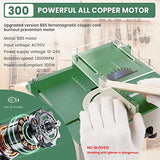 Huanyu Mini Table Saw Upgraded 300W 13000RPM Portable Precision Table Saws Set for DIY Crafts Woodworking 0-180 Angle Cutting Multifunctional 1.14IN Huanyu