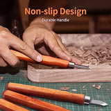 Wood Carving Tools Kit - 12 Pcs Super Sharp and Durable Wood Carving Knife Set for Beginners, Professionals, Hobbyists, Artists, and Sculptors - JIAN