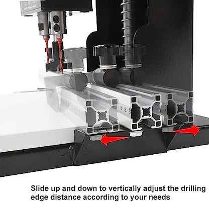 Hinge Drilling Machine, 110V Hinge Boring Machine, Portable Hand-Held Drilling Equipment, Woodworking Hole Drilling Puncher Equipment, Drill Model: - WoodArtSupply