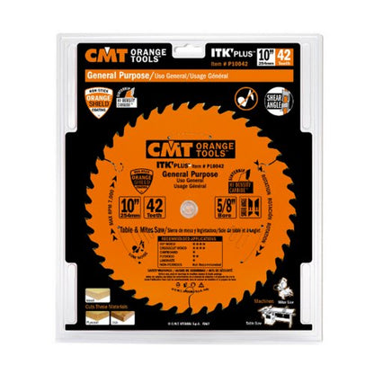 CMT P12072 ITK Plus Finish Saw Blade, 12 x 72 Teeth, 10° ATB+Shear with 1-Inch bore - WoodArtSupply