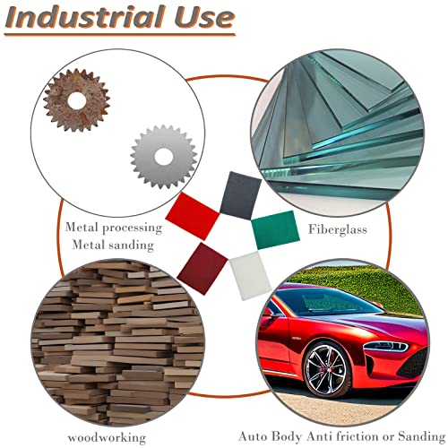 Tonmp 15 Pack 6 x 9 Inch Hand Pads Coarse Medium Fine Superfine 5 Different Specifications Assortment General Purpose Scouring Pad Ideal for Garden Tonmp