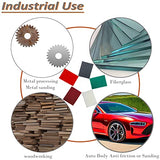 Tonmp 15 Pack 6 x 9 Inch Hand Pads Coarse Medium Fine Superfine 5 Different Specifications Assortment General Purpose Scouring Pad Ideal for Garden Tonmp