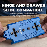 Kreg KMA3225 Shelf-Pin Jig 1/4" (6 mm) - Shelf Pin Drilling Jig - Create Perfect Holes for Wobble-Free Shelves - Drill Guide for Straight Holes KREG