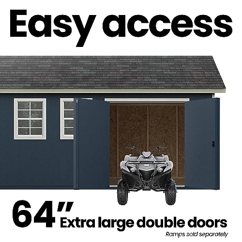 Handy Home Products Scarsdale 10x16 Do-It-Yourself Wooden Storage Shed Handy Home Products