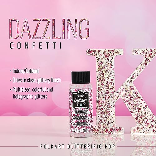 FolkArt Best Acrylic Craft Featuring 5 Premium Pink Formulas, 96424 Paint Set FolkArt