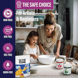 UNICONE ART SETINSTONE Eco Casting Resin Kit - Sustainable, 1 Bag Mineral + Polymer Powder - All in One, Non-Toxic, Water-Based, Fast Curing & unicone art