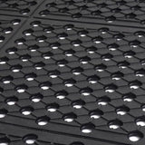 uyoyous Rubber Floor Mat with Drainage Holes 83"x35" Commercial Grade Grease Resistant Anti-Fatigue Rubber Floor Mat with Non-Slip Backing Heavy Duty uyoyous