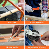 COMOWARE 16.8V Cordless Drill Set Combo Kit, 153 Pcs Tool Kit for Home, Professional Household Tool Sets for Men, Basic Tool Kit with Power Drill, COMOWARE