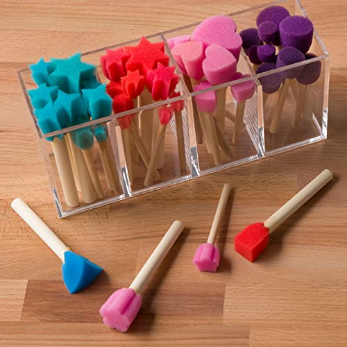 3 Packs: 95 ct. (285 Total) Foam Shapes Brush Set by Craft Smart® - WoodArtSupply