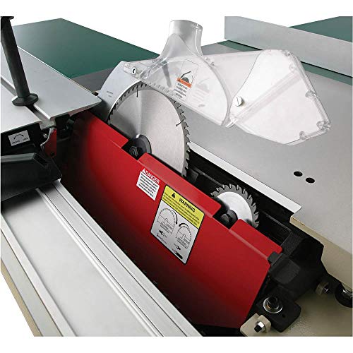 Grizzly Industrial G0699-12" 7-1/2 HP 3-Phase Sliding Table Saw with Scoring Blade Motor