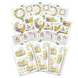 Katy Sue Spring & Easter Paper Tole 3D Die Cut Decoupage Pack. Contains 12 Die-Cut Sheets in Letter Size (4 Designs, 3 Copies of Each Design) - for Katy Sue
