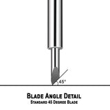 Craft Blades German Carbide Bulk Packs Deep Point (20 Pack - 15 Standard & 5 Deep Point) Bridge Cutters