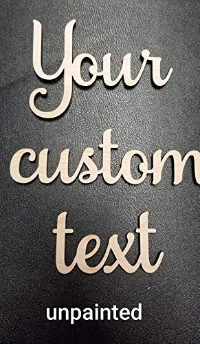 Custom Wood Word Signs, Phrase & Custom Quotes for wall decor, Do it yourself projects - WoodArtSupply