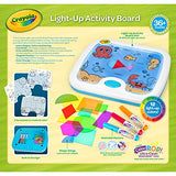 Crayola Light Up Activity Board, Sensory Toy for Toddlers & Kids, Reusable Activity, Washable, Toys & Gifts for Kids, Ages 3+ Crayola