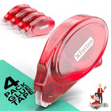 XFasten Adhesive Roller for Scrapbooking, 8mm x 30ft 4-Pack Double Sided Glue Tape Roller, Scrapbook Supplies for Adults, Photo Tape for Scrapbooking XFasten