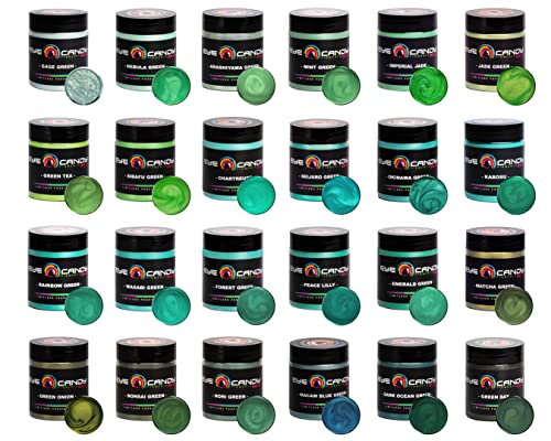 Mica Powder Pigment “Dark Ocean Green” (50g) Multipurpose DIY Arts and Crafts Additive | Woodworking, Natural Bath Bombs, Resin, Paint, Epoxy, Soap, - WoodArtSupply