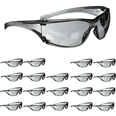 3M Safety Glasses, Virtua AP, 20 Pack, ANSI Z87, Gray Hard Coat Lens, Gray Frame, Side Shields 3M