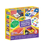 Crayola Less Mess Painting Activity Kit (46pcs), Kids Art Set, Washable Kids Paints, Gifts for Kids, Ages 4+ Crayola