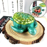Sea Turtle Box Resin Mold with Lid, Creative Container Epoxy Resin Casting Mould, Sea Animal Silicone Storage Mold DIY Jewelry Holder Trinket Plate Wehous