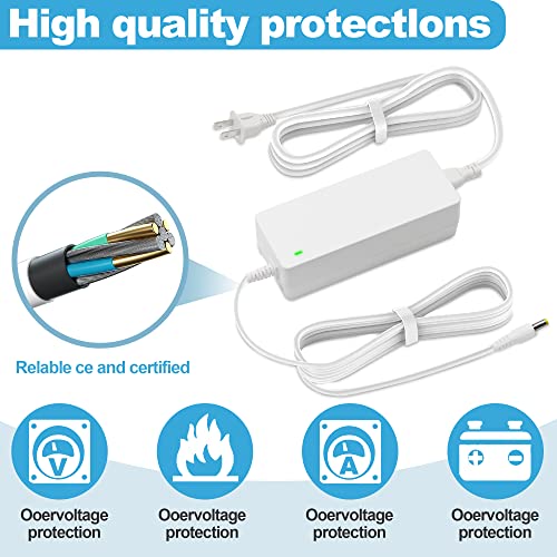 DC24V Charger Fits Power Cord Compatible with Cricut Maker 3 Cutting Machine 24VDC Power Replacement Cord Compatible with Cricut Maker 3 Power - WoodArtSupply