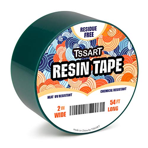 TSSART Resin Tape for Epoxy Resin Molding - Thermal Silicone Adhesive Oxidation and High Temperature Resistance Easy Peeling, Epoxy Release Tape for - WoodArtSupply