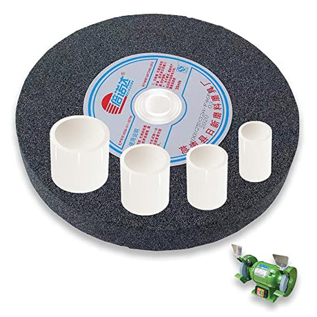 Reducing Bushing Adapters for Bench Grinding Wheels 8 PCS(2 Sets) Arbor Adapters 1" Thick from 1-1/4" to 1", 3/4", 5/8" YeulYuuri