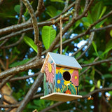 Barydat 6 Pcs Hanging Bird Houses for Outside Unfinished Wooden Bird Houses to Paint and Build DIY Birdhouse Kits for Kids Girls Boys Arts and Craft Barydat