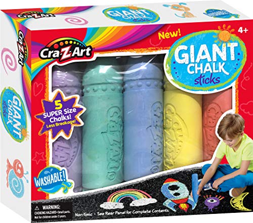 Cra-Z-Art Giant Chalk Sticks, 5 Count Cra-Z-Art