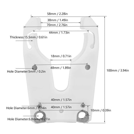 QANYEGN ISO30 Woodworking Tool Holder, CNC Tool Changer, CNC Machining Tool Holder for Professional Mold Production(5PCS) QANYEGN