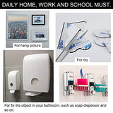 Double Sided Foam Tape Strong Pad Mounting,Black Self-Adhesive Tape Include Square Round and Rectangular(60Pcs) Tstfadac