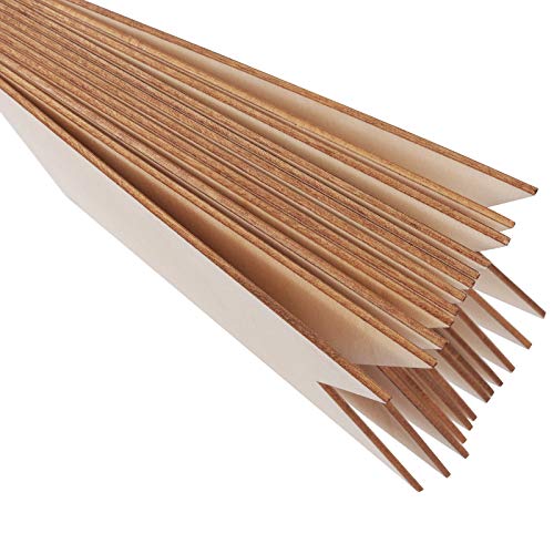 KOHAND 100 PCS 6 x 3.8 x 0.1 Inches Unfinished Wood Sign, Pre Drilled DIY Rustic Wood Signs Wooden Banner Blank for Painting Engraving Decorations KOHAND