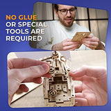 UGEARS Ocean Beaty Yacht 3D Wooden Puzzle - Wooden Mechanical Model Kit to Build - DIY Puzzle Boat with Paper Sails - Brain Teaser Building Set for UGEARS