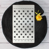 Aleks Melnyk No.429 Metal Stencil, American Flag 50 Star Stencil, Canton, Small Stencil, 1 PC, Template for Wood Burning, Engraving, Crafting, Aleks Melnyk